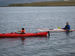 Kajak fer&eth;irnar eru geysi vins&aelig;lar